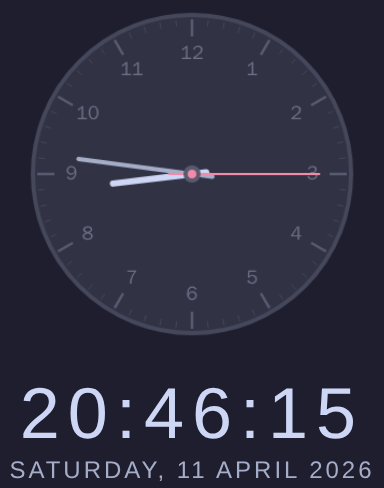 Clock widget